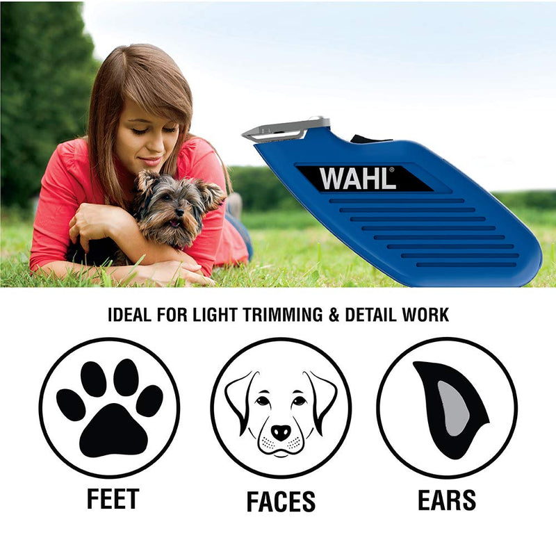 [Australia] - Wahl Professional Animal Pocket Pro Horse, Dog, Cat, and Pet Compact Trimmer and Grooming Kit Blue 