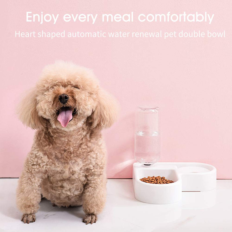 [Australia] - Pet Bowl Large Capacity Cats Dogs Puppy Drinking Container Kitten Feeders PP sy Clean Leakproof Home Automatic Water Dispenser Food Dish 