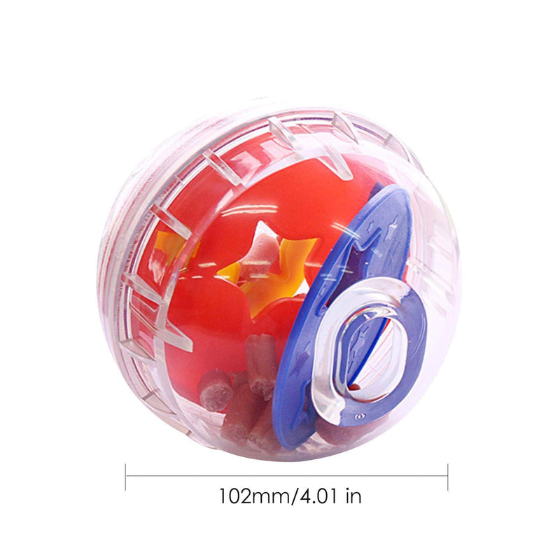 XZMAN Pet Zone IQ Treat Ball, Adjustable Dog Treat Ball Slow Feeder Dog Puzzle Toy Treat Dispensing Toy Interactive Dog Toy For Small To Medium Dogs And Cats L丨l - PawsPlanet Australia