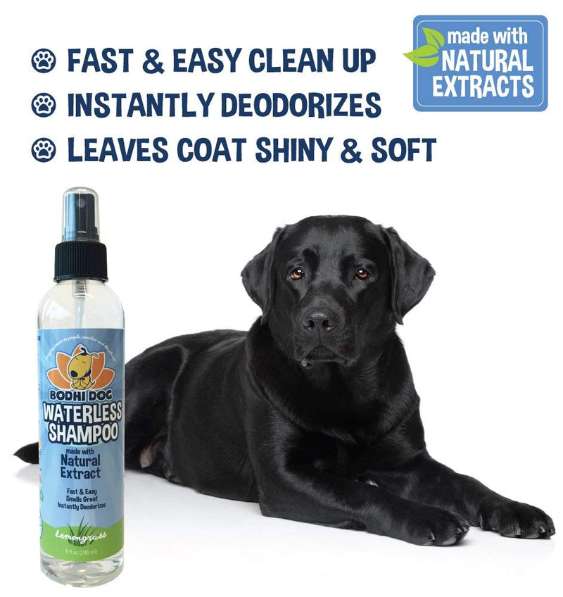 Bodhi Dog Non-Toxic Waterless Dog Shampoo, 8oz (240ml) - Lemongrass - PawsPlanet Australia