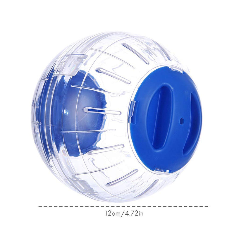 New Cute Hamster Running Ball 4.72 Inches, Crystal Ball for Hamsters,Small Silent Exercise Wheel, Small Animals Cage Accessories ,Small Animal Pet Toys Ball ,Mouse Ball Blue - PawsPlanet Australia