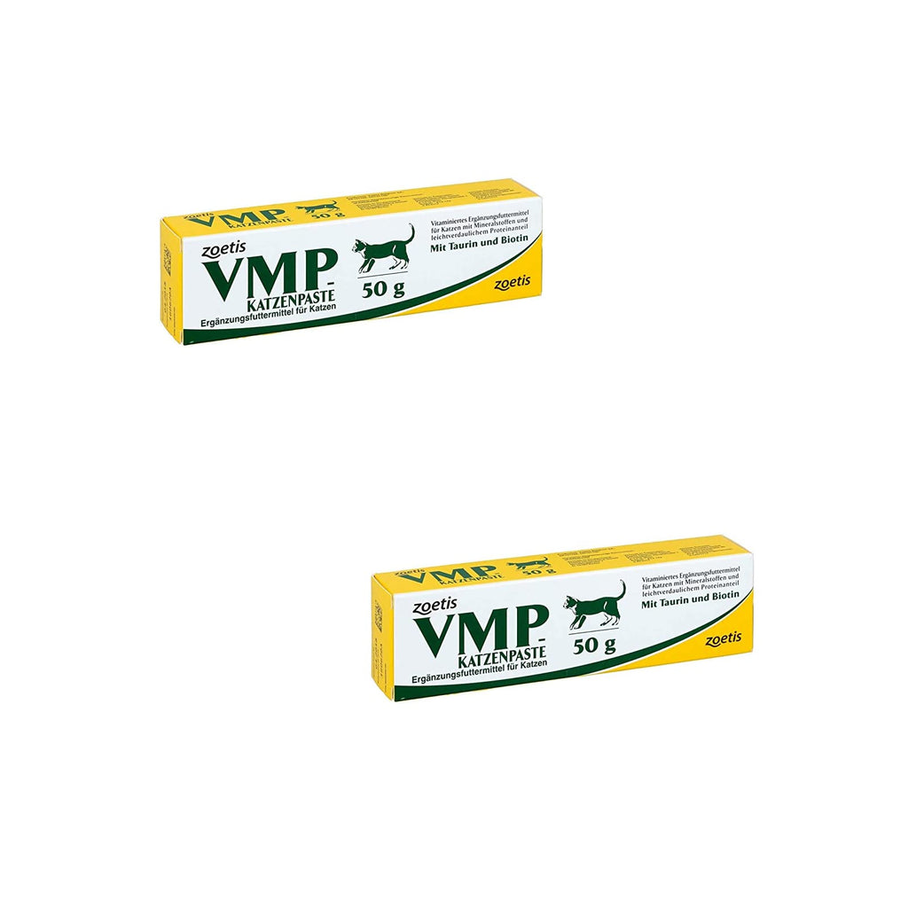 Zoetis VMP cat paste | Double pack | 2 x 50g | Supplementary food for cats | Can help compensate for deficiency symptoms With minerals and vitamins - PawsPlanet Australia