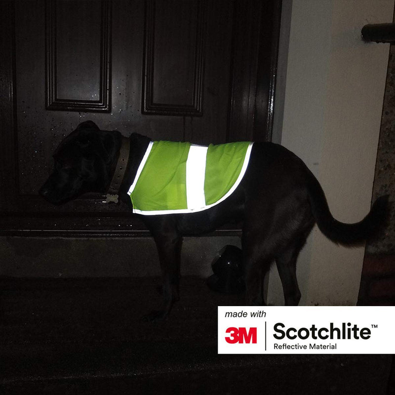 Salzmann Dogs 3M Scotchlite Reflective Jacket, High Visibility Coat with straps, Size L, 2 per pack - PawsPlanet Australia