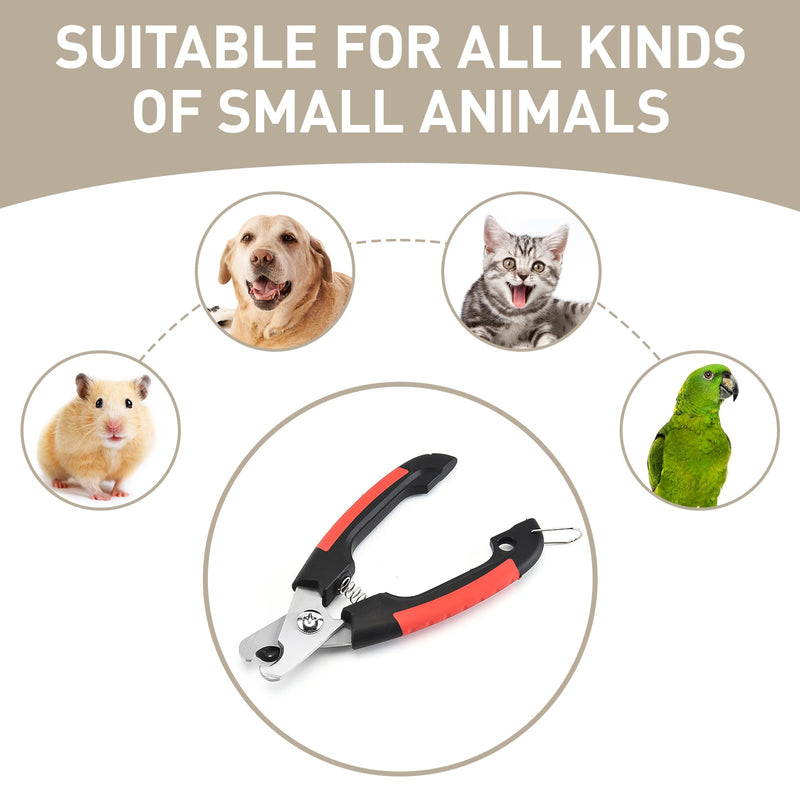 punwey Claw Scissors for Dogs and Cats Claw Cutter with Nail File Dog Claw Cutter Claw Care Nail Scissors Dog for Medium and Small Pets - PawsPlanet Australia