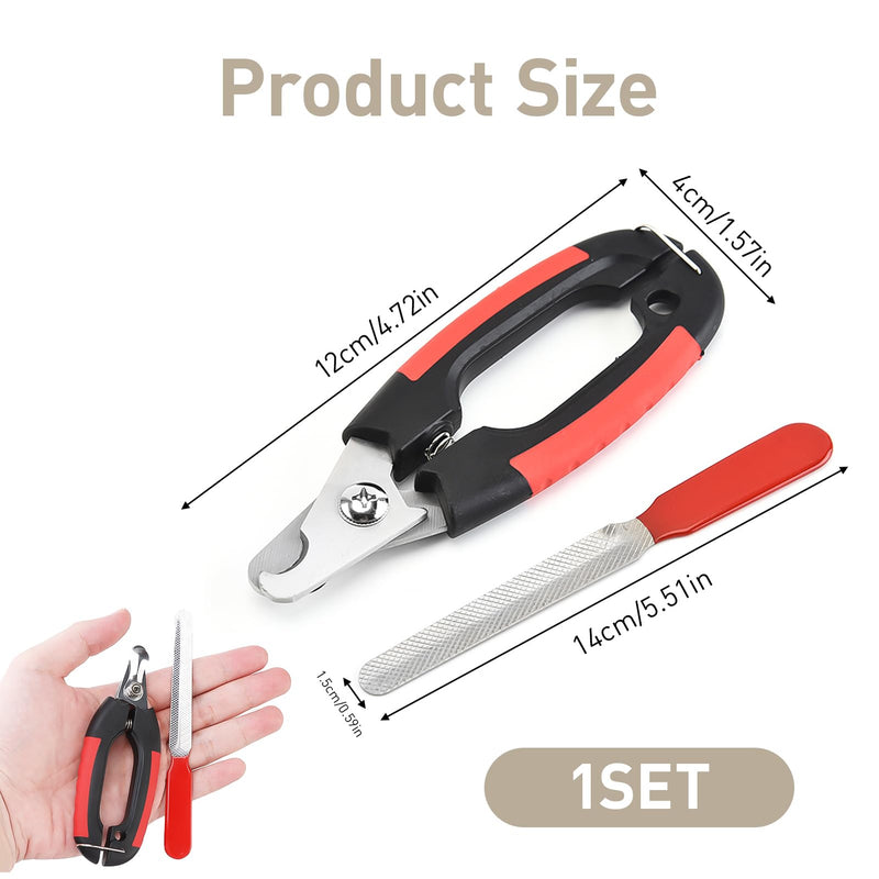 punwey Claw Scissors for Dogs and Cats Claw Cutter with Nail File Dog Claw Cutter Claw Care Nail Scissors Dog for Medium and Small Pets - PawsPlanet Australia