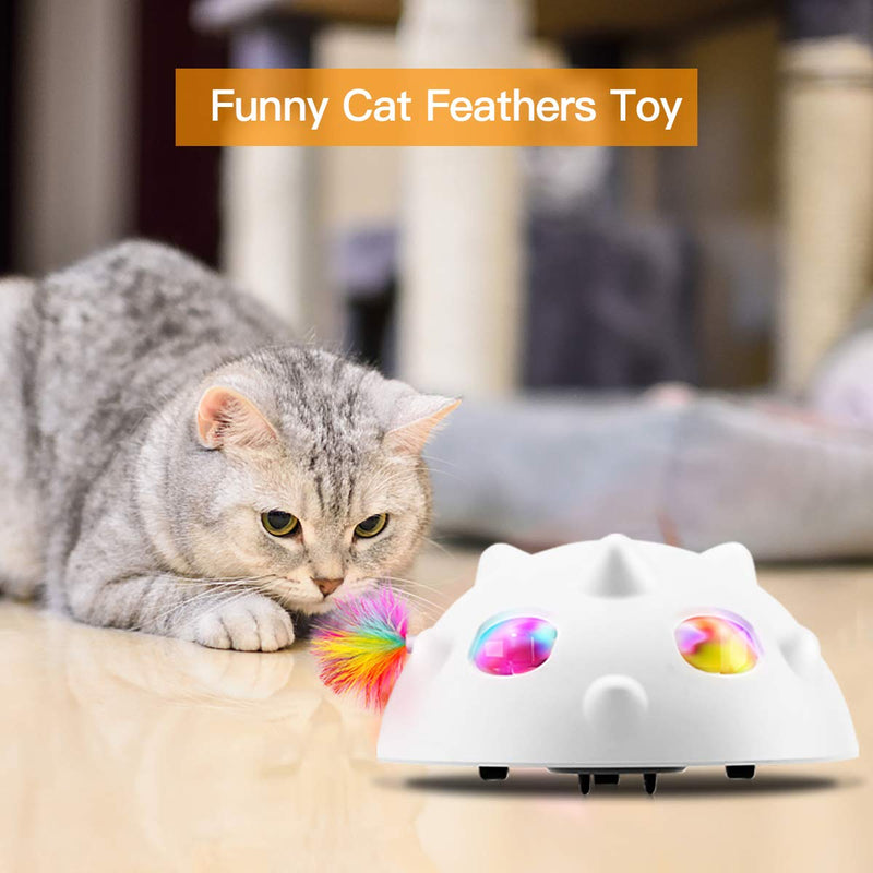 [Australia] - Biilaflor Interactive Cat Toy Replaceable Feathers and Fluffy Toy (4 Packs) 