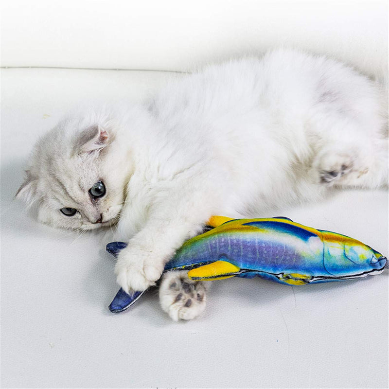 YW sweenaly Funny Cat Toy Cat Toys Interactive Toys (fish cat toy) fish cat toy - PawsPlanet Australia