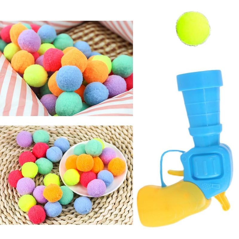 Vhger Interactive Cat Toy, Cat Scratching Ball Toy, Creative Mini Plush Ball Toy, Relieve Depression, Silent Pet Accessories for Interaction, Training (30 Balls) - PawsPlanet Australia