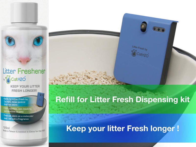 [Australia] - Cat H2O Litter Freshener Refill 125ml / 4.2 fl. oz. (for Litter Fresh Dispensing kit) 