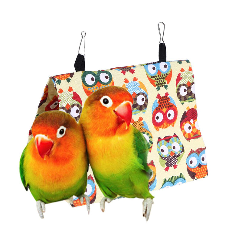 [Australia] - POPETPOP Bird Snuggle Hut-Pet Bird Nest House Bed,Parrot Habitat Cave Hanging Tent for Parrots Budgies Parakeet Cockatiels Lovebird Conure-Small Size 2 