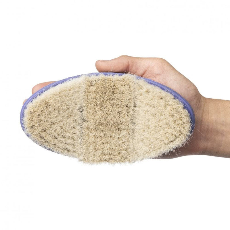 LeMieux Flexi Goats Hair Body Brush - Bluebell - PawsPlanet Australia