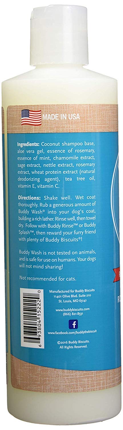 [Australia] - Cloud Star Buddy Wash Dog Shampoo and Conditioner 32 Ounce Rosemary & Mint 