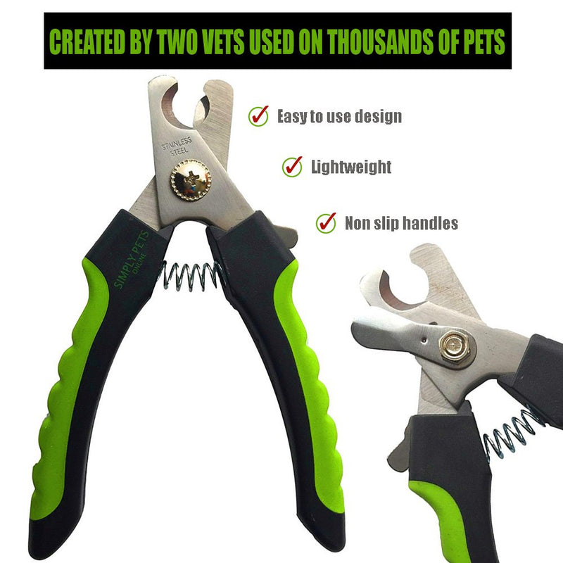 Dog Nail Clippers - Professional Nail Clippers for Dogs with Quick Sensor and Lock Single - PawsPlanet Australia