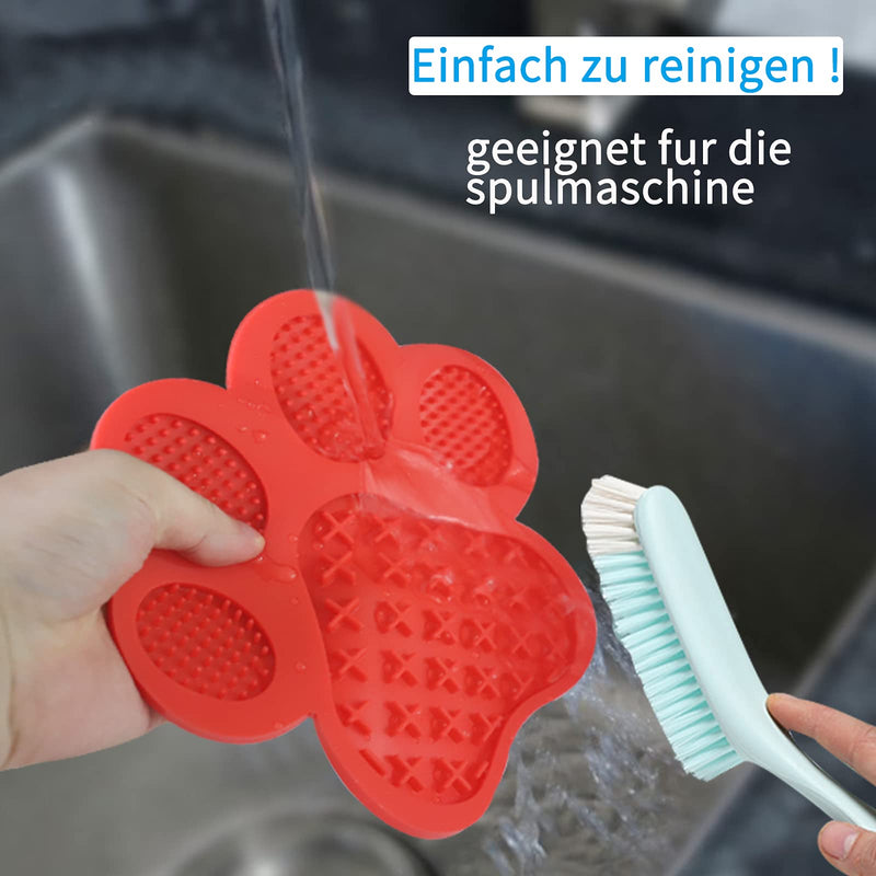 ProChosen Lick Mat for Dogs, Silicone Lick Mat, Fits with 1 Silicone Spatula, for Pet Bathing, Care, Training, Slow Feeder with Super Strong Suction Power - PawsPlanet Australia