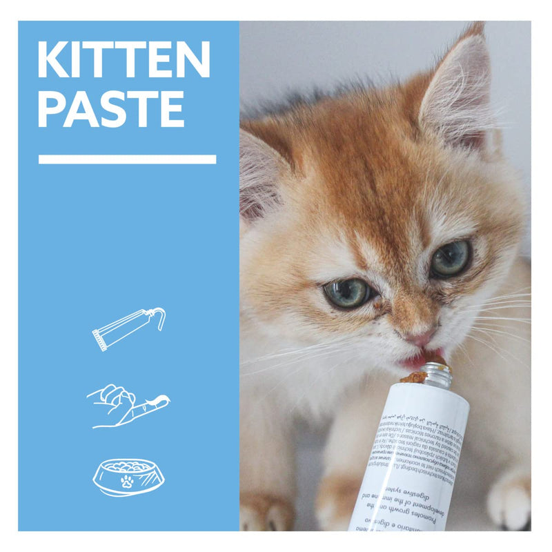 GimCat EXPERT LINE Kitten Paste - Functional cat snack promotes the development of young cats - 1 tube (1 x 50 g) 50 g (pack of 1) - PawsPlanet Australia