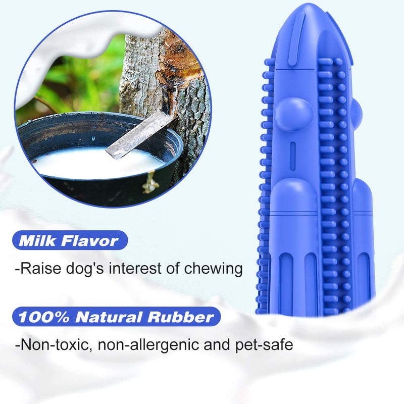 Dog Toothbrush Toy for Teeth Cleaning, Dog Chew Toy for Dental Care, Interactive Dog Toys to Relieve Stress, Toothbrush Squeaky Toys for Dogs - PawsPlanet Australia