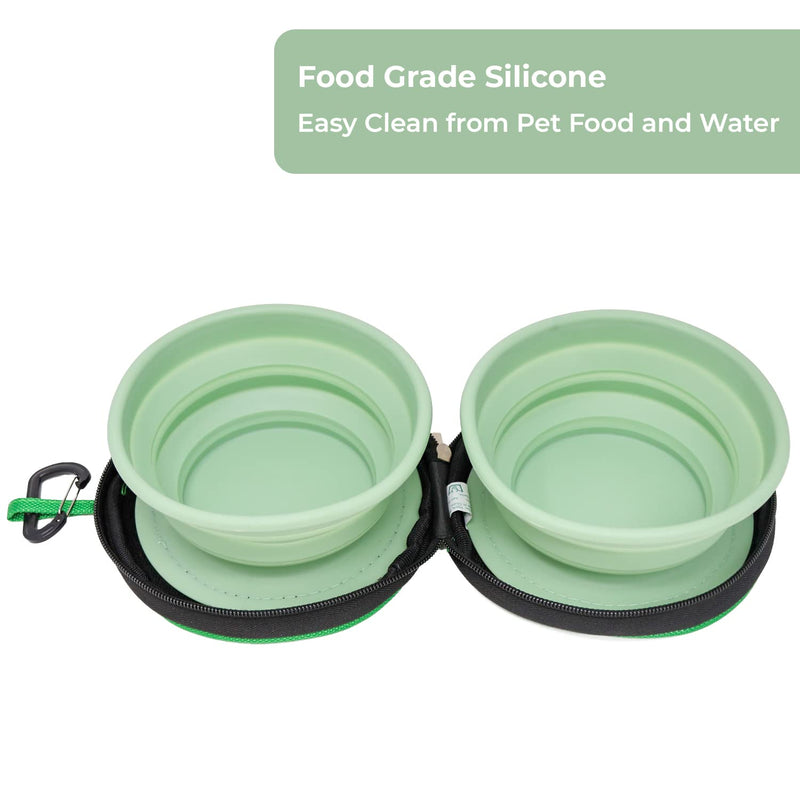 Crufts Collapsable Dogs Drinking Bowl. Portable Dog Water Bowl Collapsible Bowl. Hard Wearing Dog Bowls Travel Dog Bowl Inc Carabiner. Adjustable Size Foldable Dog Bowl, Perfect Use Puppy Bowl - PawsPlanet Australia