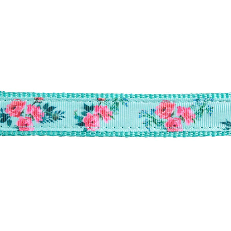[Australia] - YUDOTE 10 Patterns Spring Scent Floral and Plaid Dog Collars, Adjustable Cute Puppy Collar Small(Neck 10"-15") Mint Green 