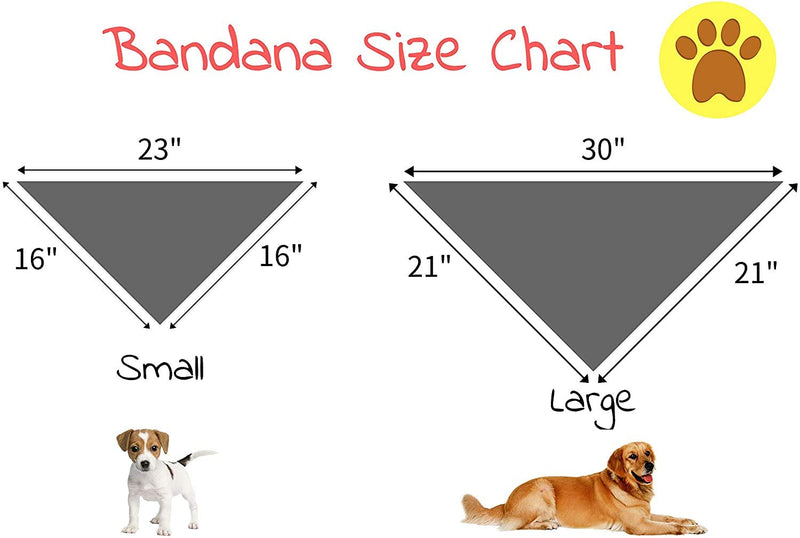Elegant little tail 1PCS Pet Dog Bandana Washable Reversible Cotton Bibs Scarf, Adjustable Square Dog Kerchief for Small to Large Dogs and Cats Christmas Plaid - PawsPlanet Australia
