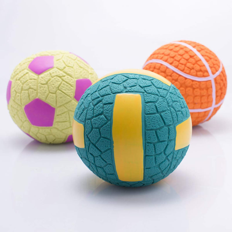 Petper Cw-0045EU Dog Squeaky Toy Latex Dog Ball Interactive Toy For Playing & Training Toys Green - PawsPlanet Australia