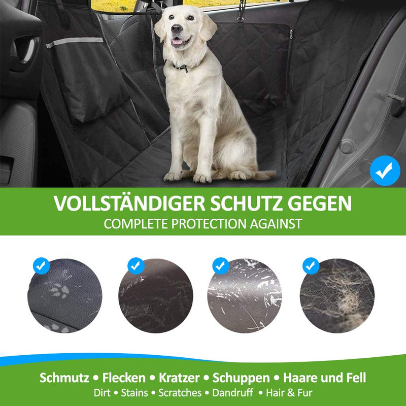 DoggyFy - Car Seat Cover for Dogs with Window - Waterproof, Anti-Scratch, Non-Slip, Durable and High Quality Material - Rear Seat - PawsPlanet Australia