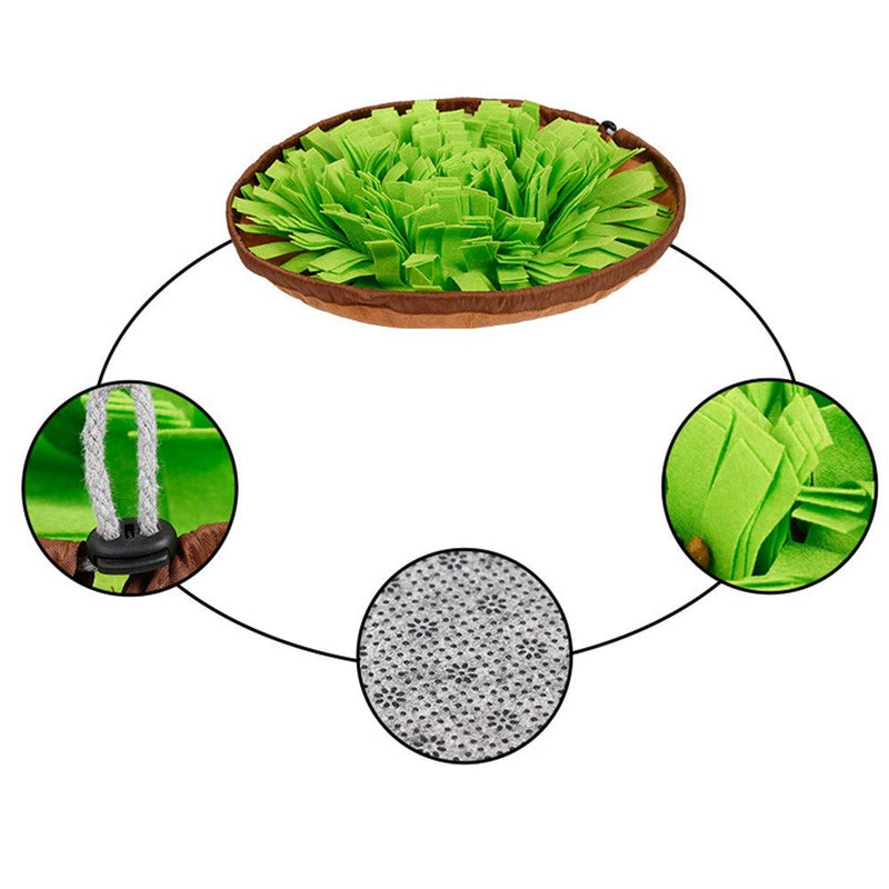 AWOOF Pet Snuffle Mat for Dogs, Interactive Feed Game for Boredom, Encourages Natural Foraging Skills for Cats Dogs Bowl Travel Use, Dog Treat Dispenser Indoor Outdoor Stress Relief - PawsPlanet Australia
