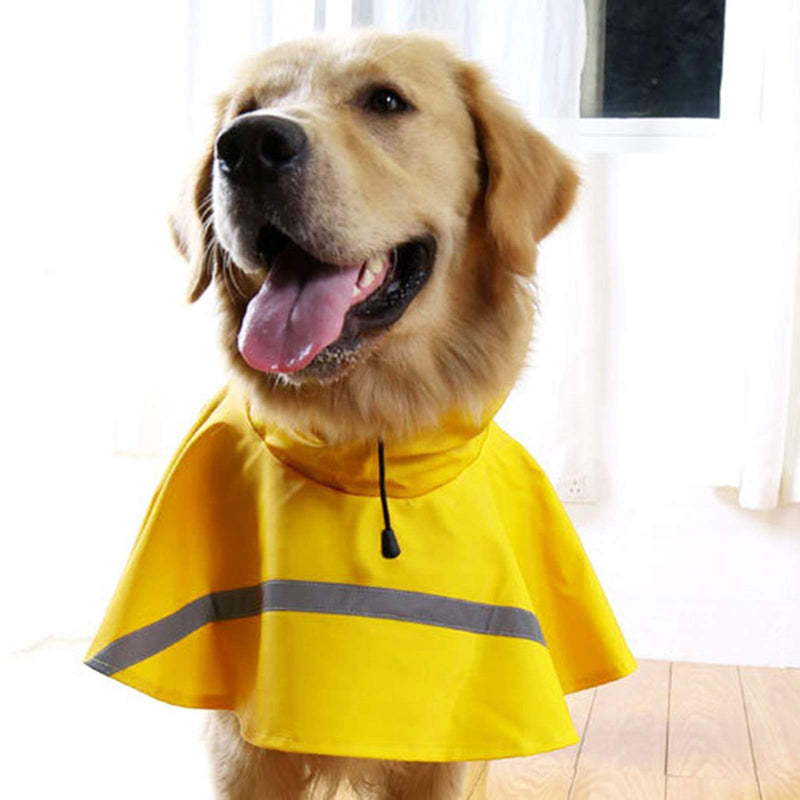 AWOCAN Dog Raincoat with Reflective Strip Hoodie Portable, Adjustable, pet waterproof clothing for Small/medium/large Dog outdoor use in rainy days (XXL) XXL - PawsPlanet Australia