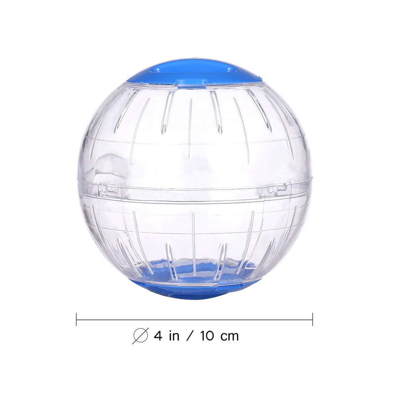 UEETEK Dwarf Hamster Exercise Ball Small Animal Running Ball Transparent Mini Hamster Toy for Dwarf Hamsters Gerbil - PawsPlanet Australia