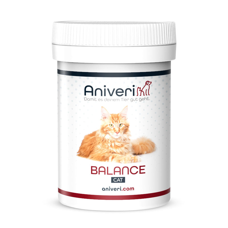 Aniveri - Balance Cat Vitamins, Vitamin Powder for Cat Food, Digestive Health Products for Cats, Dry or Wet Food Supplement for Healthier Gut Flora, 40g Digestion - PawsPlanet Australia