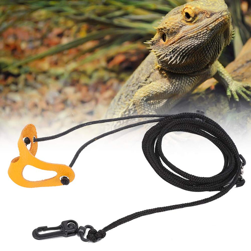 Reptile Lizard Harness Leash, Small Animals Adjustable Traction Belt Ferret Leash Lightweight Bearded Dragon Accessories (M.) M. - PawsPlanet Australia