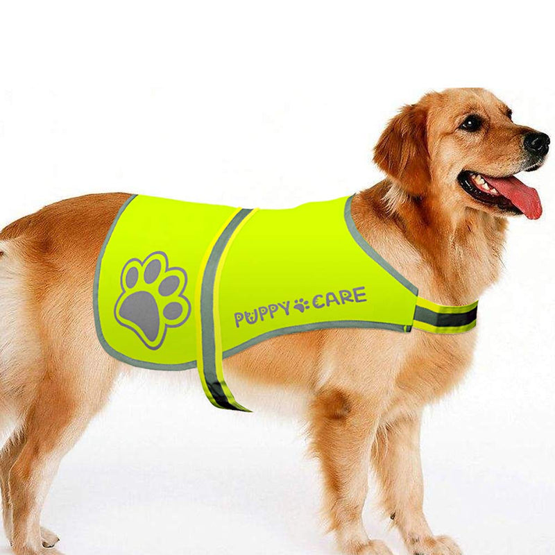 [Australia] - Originals Dog Safety Vest Waterproof High Reflective Pet Harness for Outdoor Activities … M Yellow 