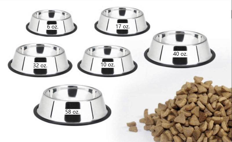 [Australia] - SouthKoast Stainless Steel Dog Bowls 17 oz. 