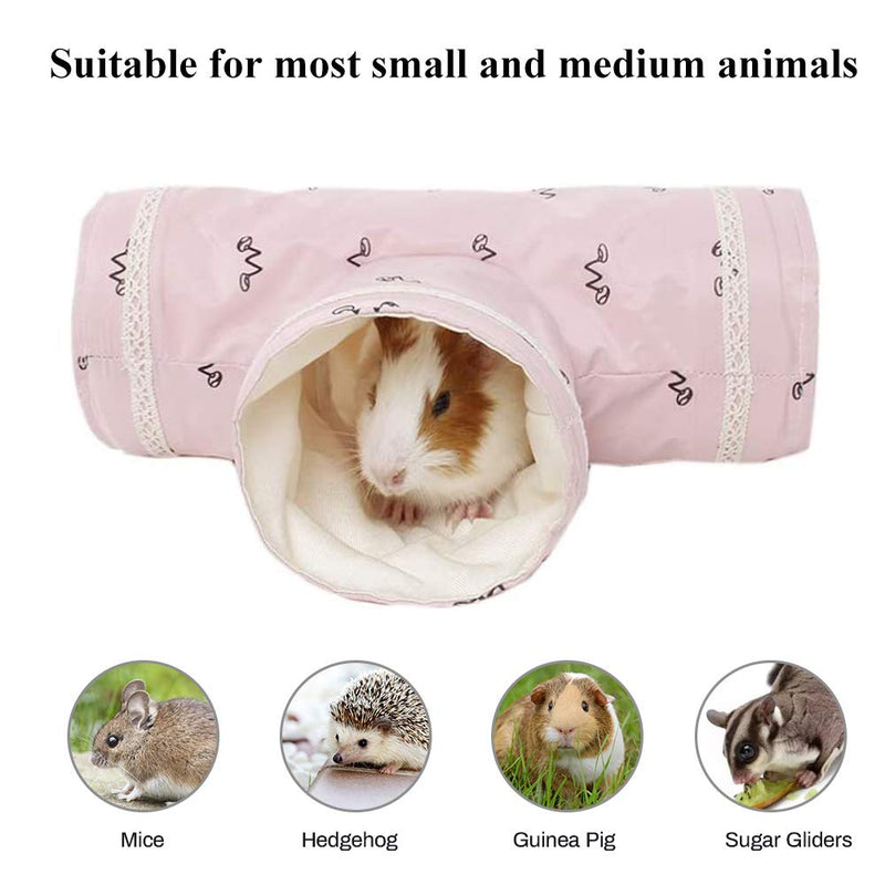 ASOCEA Collapsible Hamster Play Tunnel Small Animal Hideaway Pet Toy Nest Cage House Accessories for Guinea Pig Chinchillas Mice Rats Gerbil Rat Squirrel - PawsPlanet Australia