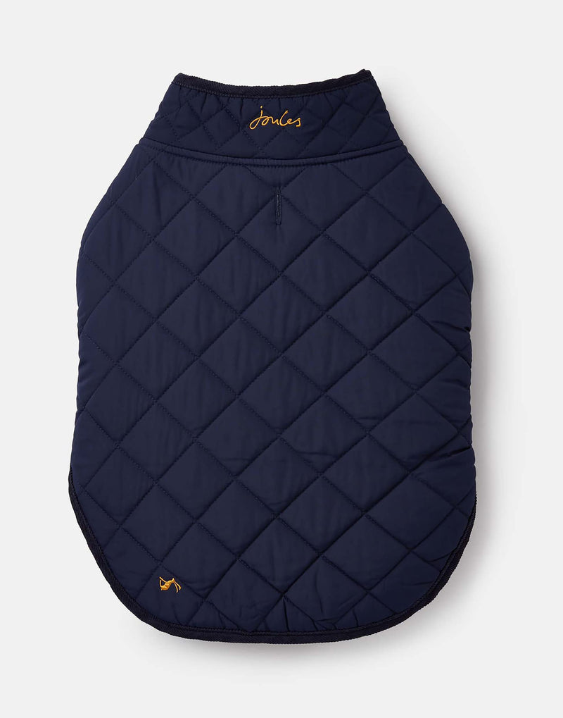 Rosewood Joules Navy Blue Quilted Dog Coat, Small - PawsPlanet Australia
