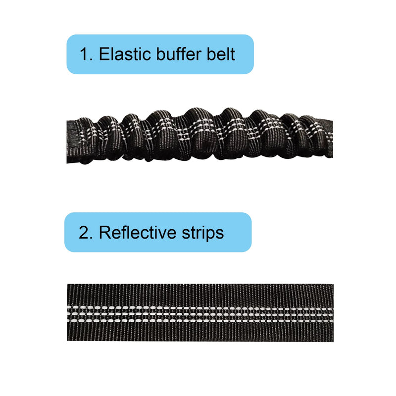 Dog Safety Harness - Seat Belt Dog Car for Small Dogs Medium Dogs Puppy Accessories (Black) Black - PawsPlanet Australia