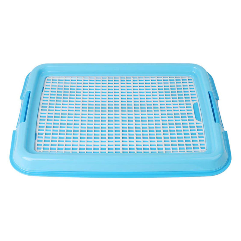 [Australia] - Petforu Dog Training Trays, Pet Toilet Training Pad Holder [Blue + White] 