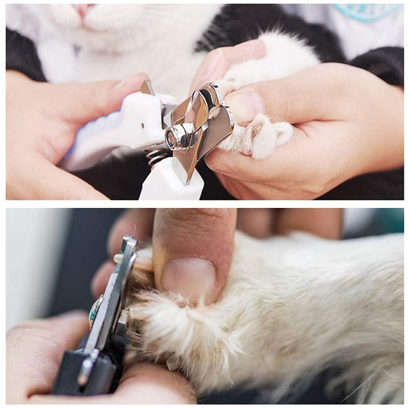 Maotrade Dog Nail Clippers with Nail Files Professional cat nail clipper Stainless Steel Cat Claw Clipper with Safety Guard and Lock for Puppy,Rabbits,Guinea Pigs,Birds and Rodents - PawsPlanet Australia