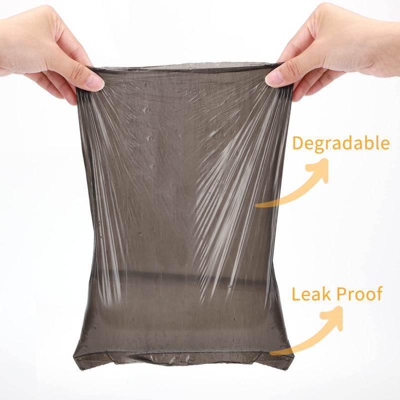Nobleza Dog Poop Bag Dispenser with LED Flashlight and Carabiner Hook, Dog Poop Bag Dispenser for Leash with 3 Rolls Biodegradable Dog Poop Bags (1 Piece, Black) - PawsPlanet Australia
