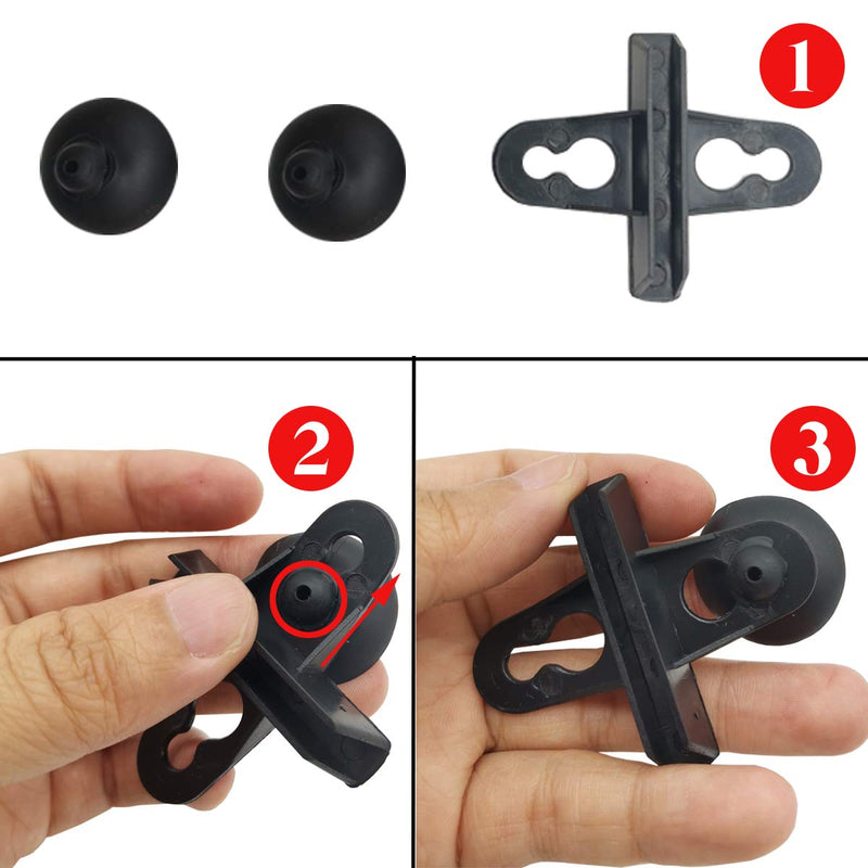 TIHOOD 4PCS Aquarium Divider Tray Plastic Grid Aquarium Egg Crate Light Diffuser, Fish Tank Divider Filter Bottom Isolation with 8PCS Sucker Clip - PawsPlanet Australia
