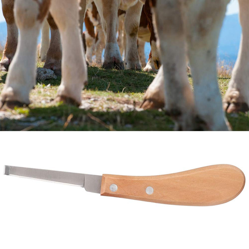 Fdit Straight Blade Shape Horse Hoof Knife Carbon Steel Hoof Knife Trimming Tool for Cattle Horse Use(1#) 1# - PawsPlanet Australia