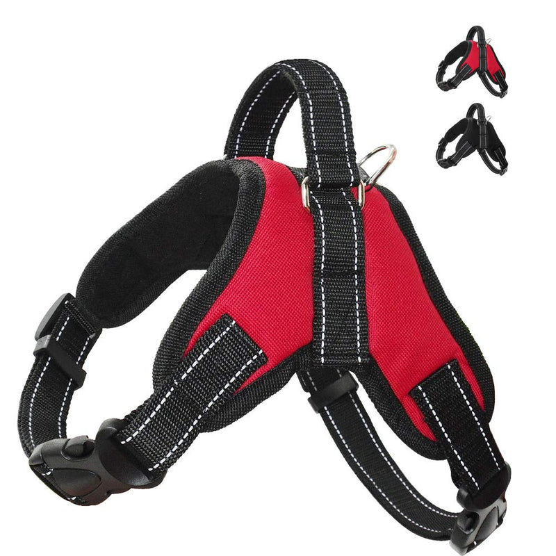 SpeedPets Adjustable Padded Strong Reflective No Pull Pet Dog Harness (Small, Black) Small - PawsPlanet Australia