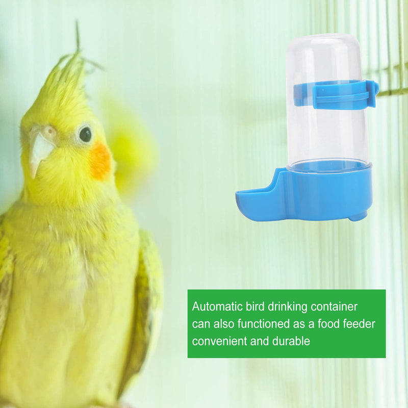 Zerodis 3Sets Pet Supplies Automatic Bird Feeder,Bird Water Bottle Drinker Container Food Dispenser Hanging in Birds Cage for Parrots Budgie Cockatiel Lovebirds - PawsPlanet Australia