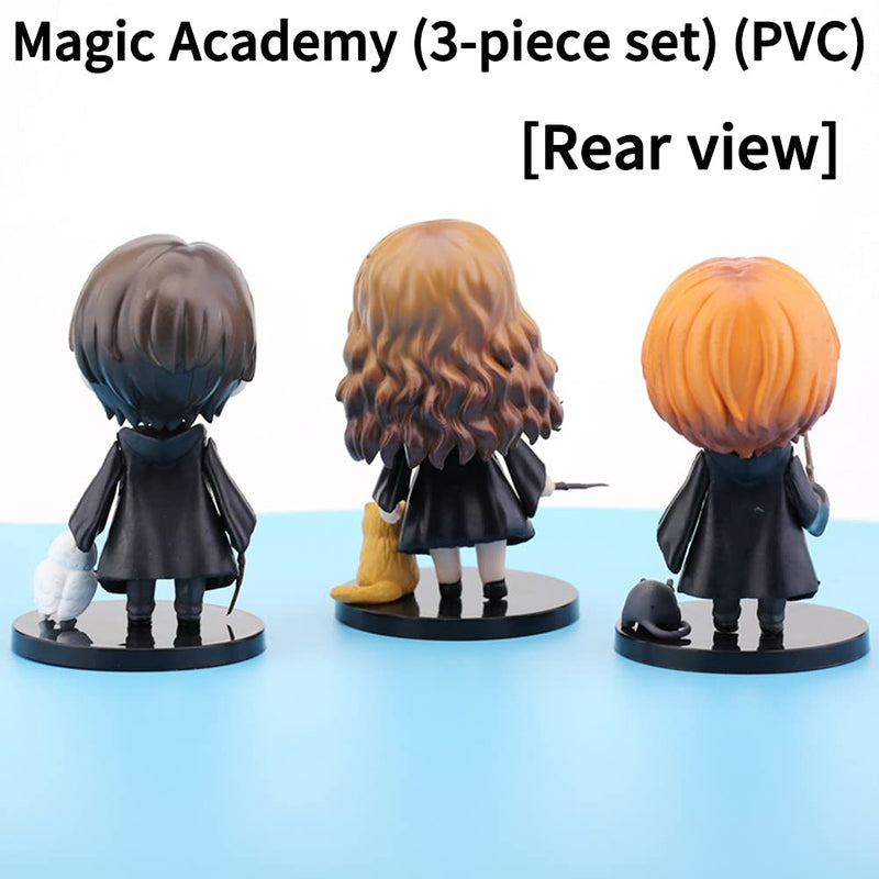 Potter Mini Figures, 3PCS Magician Cake Toppers Cake Decoration, Mini Characters Figure for Kids Birthday Baby Shower Party Decoration - PawsPlanet Australia