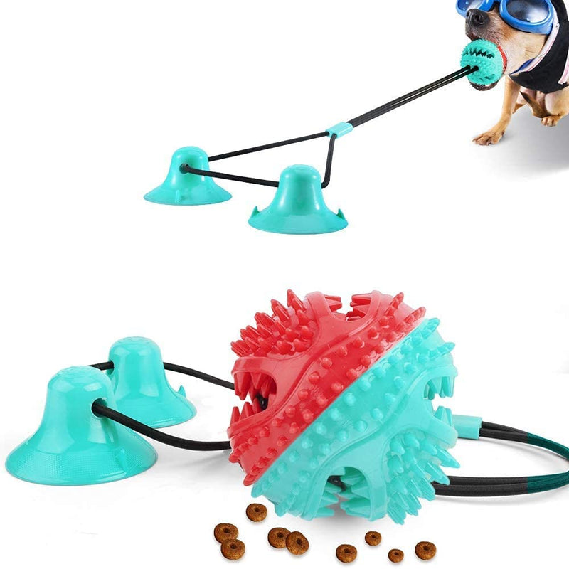 FIOIQ Dog Suction Cup tug of war Toy Dog Entertainment Toys for Home Alone Puppy Puzzle Toys Dog Teething Toys Dog Enrichment Toys Aggressive chew Toys for Large Dogs Pet Toys self Play Dog Toys - PawsPlanet Australia