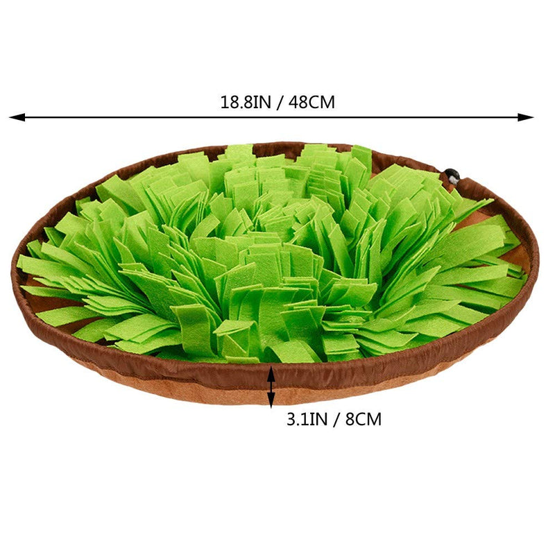 AWOOF Pet Snuffle Mat for Dogs, Interactive Feed Game for Boredom, Encourages Natural Foraging Skills for Cats Dogs Bowl Travel Use, Dog Treat Dispenser Indoor Outdoor Stress Relief - PawsPlanet Australia
