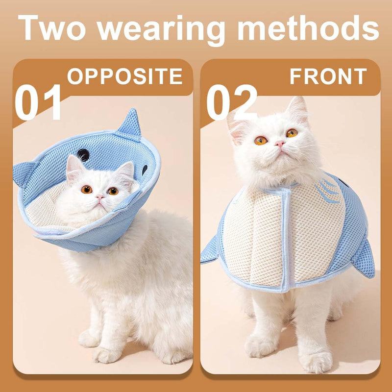 XPEX Cat Neck Brace, Adjustable Neck Brace Cat Collar, Neck Brace Dog Recovery Collar Soft Collar Cone After Surgery and for Puppies, Small Dogs and Cats - PawsPlanet Australia