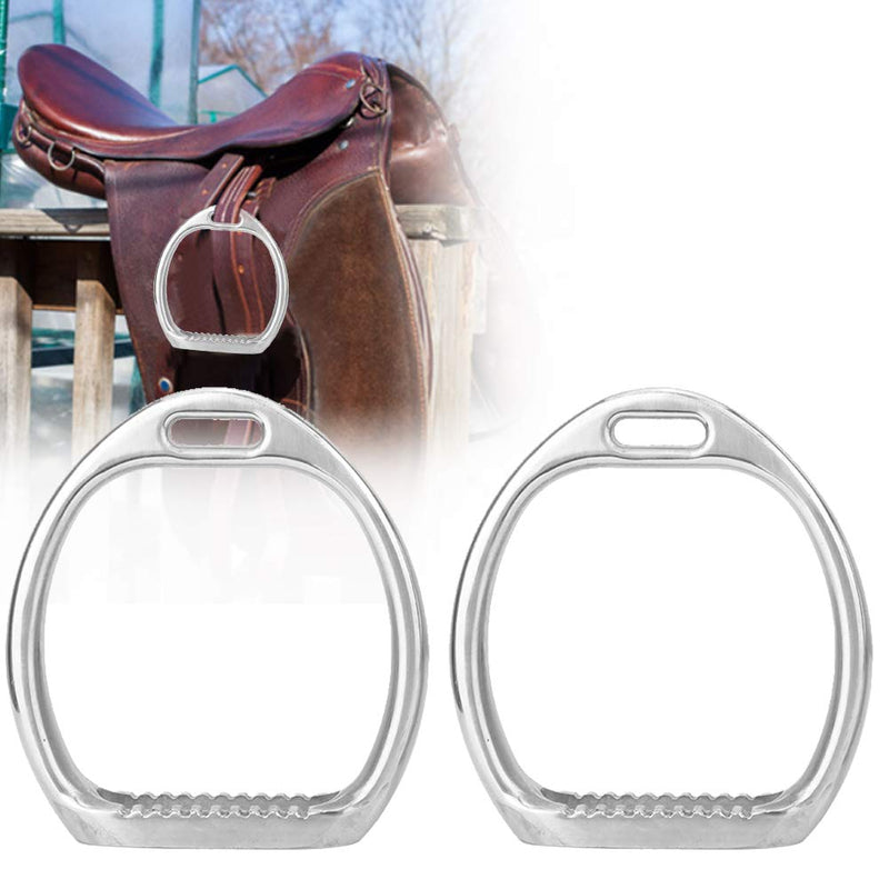 Pssopp 1Pair of Aluminum Kids Lightweight Stirrups Pad Equestrian Sports Horse Riding Saddle Children Stirrups for Saddle Safety - PawsPlanet Australia