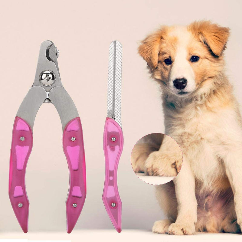 YOUTHINK Pets Dog and Cat Nail Clippers and Trimmers, Stainless Steel Grooming Tool and Claw Trimmer with Plastic Handle to Avoid Over-Cutting - PawsPlanet Australia