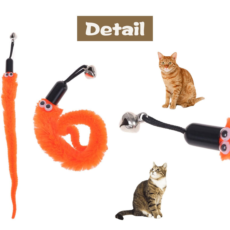 Cat Wall Toy Replacement Accessories 6 Colors Replacement Wall with Cat Toy Bell, Good for Playing Toys for Pets (Pack of 12) - PawsPlanet Australia