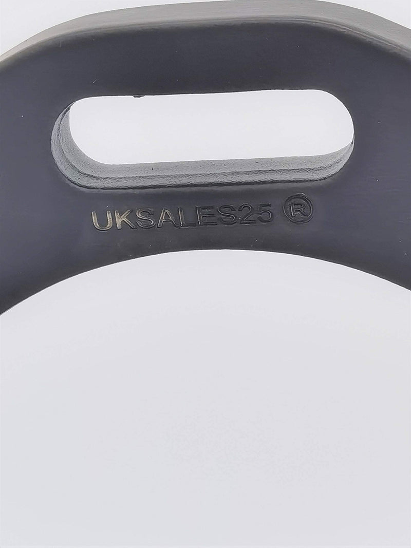 Aluminium Stirrups Ultra Light Weight & Rust free 4.75" / 12cm (UKSALES25®) (4.75 inches / 12 cm, BLACK) 4.75 inches / 12 cm - PawsPlanet Australia